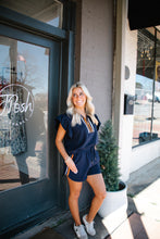 Load image into Gallery viewer, Navy Stripe Set