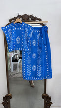 Load image into Gallery viewer, Blue Patterned Maxi Set