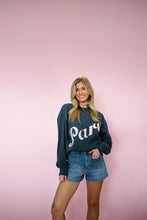 Load image into Gallery viewer, Navy Paris Sweatshirt