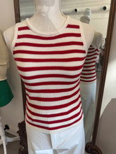 Load image into Gallery viewer, Red Stripe Knit Top