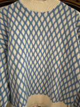 Load image into Gallery viewer, Blue Textured Sweater