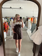 Load image into Gallery viewer, Brown Overall Dress