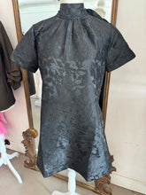 Load image into Gallery viewer, Black Ribbon Tie Dress
