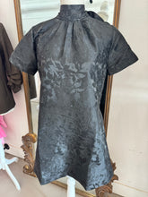 Load image into Gallery viewer, Black Ribbon Tie Dress