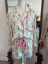 Load image into Gallery viewer, Satin Christmas Tree Pajamas