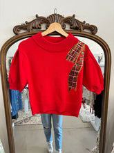 Load image into Gallery viewer, Embellishment Puff Sleeve Christmas Sweater