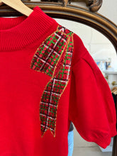 Load image into Gallery viewer, Embellishment Puff Sleeve Christmas Sweater