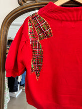 Load image into Gallery viewer, Embellishment Puff Sleeve Christmas Sweater