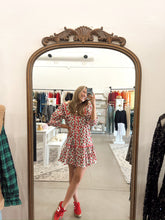 Load image into Gallery viewer, Red Rose Collar Dress