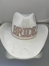 Load image into Gallery viewer, Bride Cowgirl Hat
