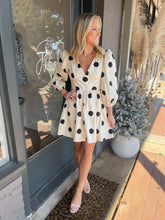 Load image into Gallery viewer, Black Spotted Dress
