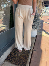 Load image into Gallery viewer, Champagne Silk Pleated Pants
