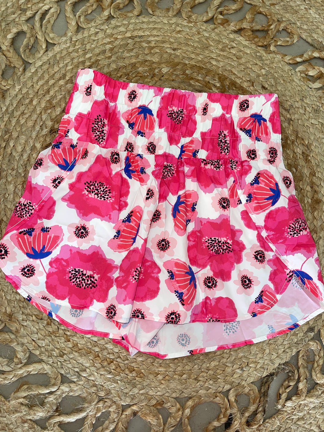 Floral Smocked Shorts