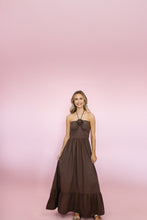 Load image into Gallery viewer, Brown Flower Maxi
