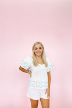 Load image into Gallery viewer, White Heart Blouse
