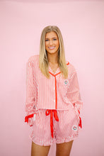 Load image into Gallery viewer, Striped &amp; Velvet Pajamas
