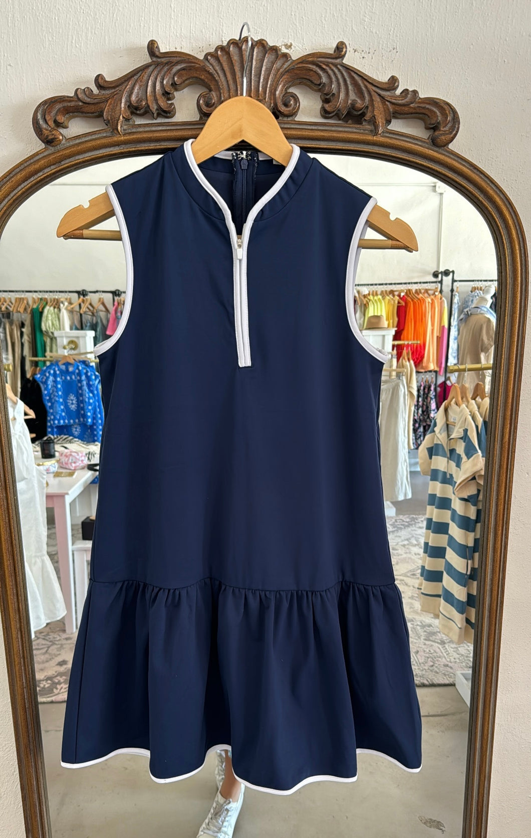 Navy Athletic Dress JPosh Apparel Navy Athletic Dress JPosh Apparel