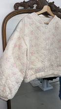 Load image into Gallery viewer, Floral Bomber Quilted Jacket
