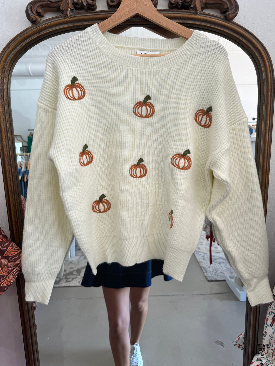 White Pumpkin Sweater