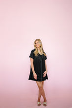 Load image into Gallery viewer, Black A-line Dress

