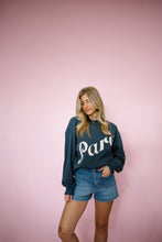 Load image into Gallery viewer, Navy Paris Sweatshirt
