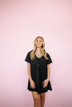 Load image into Gallery viewer, Black A-line Dress
