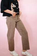 Load image into Gallery viewer, Mocha Barrel Pants
