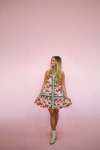 Load image into Gallery viewer, Multi Color Floral Stripe Dress
