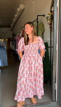 Load image into Gallery viewer, Pink &amp; Red Smocked Dress
