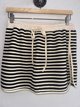 Load image into Gallery viewer, Black &amp; White Stripe Skort
