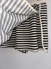Load image into Gallery viewer, Black &amp; White Stripe Skort
