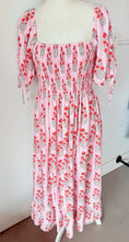 Load image into Gallery viewer, Pink &amp; Red Smocked Dress
