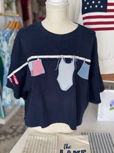 Load image into Gallery viewer, Navy Emblem Top
