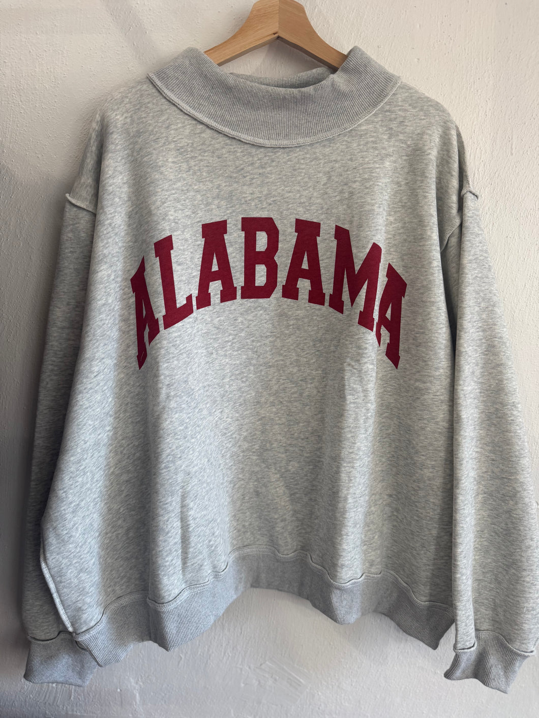 Alabama Reversible Mock Neck Sweatshirt