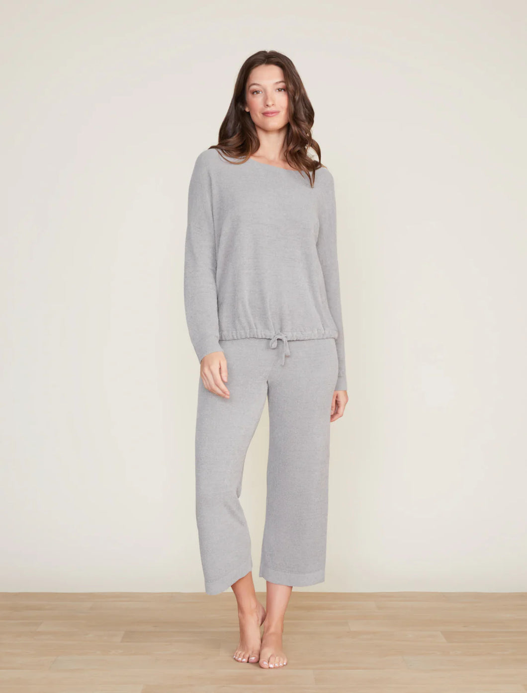 Cozychic Ultra Lite Slouchy Pullover- Dove Grey