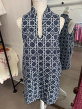 Load image into Gallery viewer, Blue Denim Geo Dress
