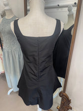 Load image into Gallery viewer, Black Flower appliqué Dress
