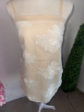 Load image into Gallery viewer, White Mesh Floral Dress
