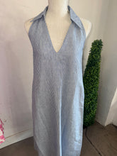 Load image into Gallery viewer, Linen Collared Midi Dress
