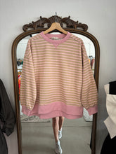 Load image into Gallery viewer, Pink Striped Sweatshirt
