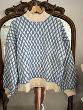 Load image into Gallery viewer, Blue Textured Sweater
