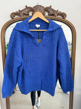 Load image into Gallery viewer, Cobalt Knitted Sweater
