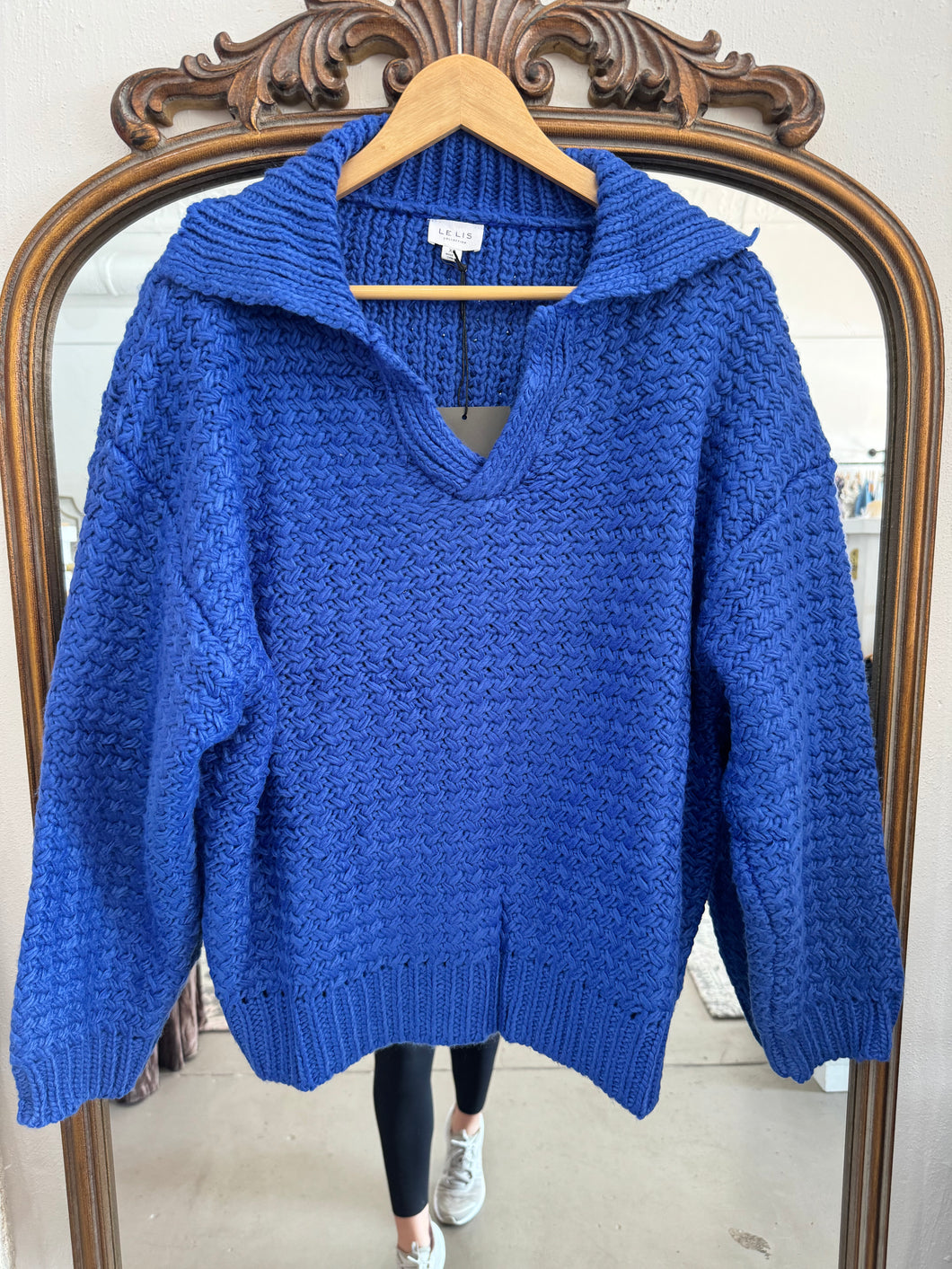 Cobalt Knitted Sweater