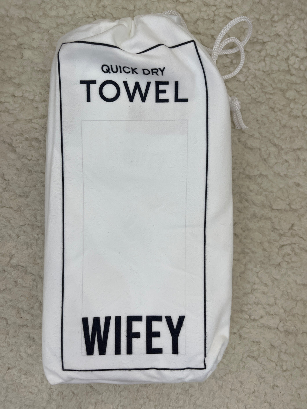 Wifey Quick Dry Towel