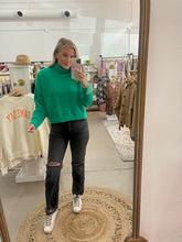 Load image into Gallery viewer, Green Turtle Neck Sweater
