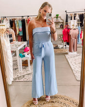 Load image into Gallery viewer, Sky Blue sleeveless Jumpsuit
