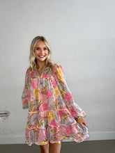 Load image into Gallery viewer, Pink Multi Floral Dress
