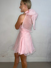 Load image into Gallery viewer, Rose Sheer Halter Dress
