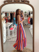 Load image into Gallery viewer, Colorful Striped Maxi Dress
