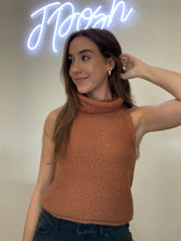 Load image into Gallery viewer, Burnt Orange Sleeveless Sweater
